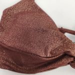 l*space L* Shimmer Ringo Bikini Top in Cafe Brown Size XS NWT Photo 2
