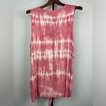 C&C California  Rose Pink Tie-Dye‎ Button Up Sleeveless Top Photo 6