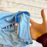 Jessica Simpson Textured Solids Plunge One Piece in Sky Size XL NWT Photo 9