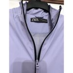 ZARA  Outerwear Lightweight Jacket Size Medium Full Zip Purple Spring Windbreaker Photo 2