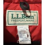 L.L.Bean Vintage Goose Down Puffer Vest Red Women's L Made in USA Outdoor 90s Photo 2