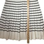 Zesica Sleeveless Crew Neck Pleated Stretchy Sweater Nautical Stripes Dress Sz L Blue Size L Photo 7