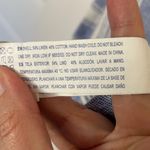 Linen Blend Baja Striped Hoodie Blue Size M Photo 3