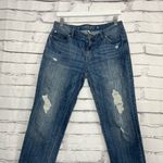 Jennifer Lopez  Boyfriend Jeans Mid Rise Distressed Medium Wash Women’s 4 Grunge Photo 5