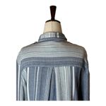 Maeve Anthropologie Shirt Women Small Blue Chatham Striped Button Down Blouse Photo 7