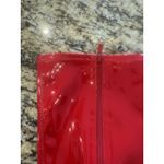 Women’s Wedge Platform Chunky Heel Round Toe Side Zipper Knee High Boots size 11 Red Photo 2