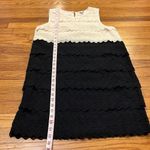 Joie  white & black tiered eyelet dress M Photo 9