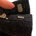 Coach  Women's 32 Horsebit Pocket Flare Trouser Pants Dark Plaid Wool Tweed‎ Photo 2