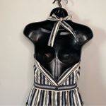 Madewell  Linen Apron Mini Dress in Evelyn Stripe Stone Size 2 Photo 7