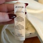 JustFab Puff Sleeve Faux Wool Coat in Cream Size XXL Photo 3