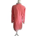 Sail To Sable  Coral Mint Green STS Linen Shift Dress Size Large Photo 3