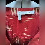 Derek Lam 10 Crosby Red/Creme Paint Linen Blend Jumpsuit Romper Size 6 Red Photo 1