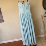 House Of CB House‎ of CB ‘Marcella’ Ocean Blue Pleated Maxi Dress NWOT size L D-DD Photo 11