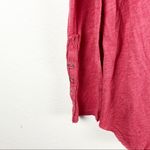 Free People  WE THE FREE Scoop Neck Slouchy Distressed Snap Cuff Top, Size Small Photo 5