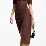 ASOS Midi Chocolate Dress Photo 0