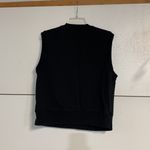 LEEN WOMENS ORION TERRY VEST ORGANIC COTTON BLACK LARGE 10/12 Photo 4