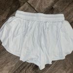 Flowy skirt shorts White Photo 2