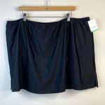 Croft & Barrow Black Swim skirt Skirted swimsuit bottoms Womens 26W 26 W new nwt Photo 0