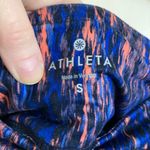 Athleta ๐ Reptile Relay Blue Orange Cropped Legging Capri Photo 3