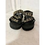 NEW Arizona Love Trekky Chain Flat Slip On Sport Sandals Black Womens EU 36/US 6 Photo 4