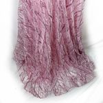Jovani Pink Sequin Jewel Beaded Floral Spaghetti Strap Long Maxi Gown 02245 Sz 6 Photo 9
