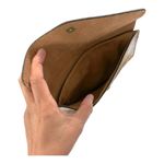 Patricia Nash  Midi Leather iPad Case Clutch Brown Cognac Vintage Style Photo 7