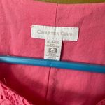 Charter Club  size XL 100% cotton lace lined jacket. Toggle clasp. Photo 5