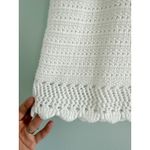 J.Crew  Factory | NWT | Crochet sweater-tank in White | Sz S Photo 3