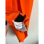 Micas Neon Orange Knot Side Slit Ribbed Knit Skirt S NWT Photo 3