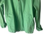 Denim &‎ CO Women's Size Medium Kelly Green Western Chore Coat Jacket Photo 2