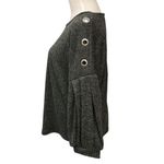 Adrienne Vittadini  Women's Knitted Long Sleeve Eyelet Pullover Blouse Sz XL NWT Photo 3