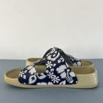 Birkenstock Birkis Arizona Blue Floral Hawaiian Waterproof Rubber Sandals Photo 4