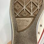 Converse  white lace up sneakers women’s size 9 casual skater skateboard‎ canvas Photo 5