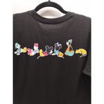 Disney  Women's Size Large Mickey Mouse & Friends Black Character Graphic T-Shirt Photo 3