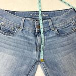 American Eagle  Outfitters Y2K Slim Boot Light Blue Flare Jeans Size 4 Stretch Photo 5