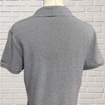 Lacoste  Slim Fit Polo Dress Navy White Stripe Tennis Preppy Size 40 US M Photo 3