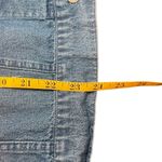 Denim & Co Womens Denim Jean Jacket Blue 100% Cotton USA Flag Embroidery Medium Photo 9