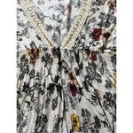 Coco & Jamieson crinkle rayon floral with Lace trim BOHO size M Yellow Size M Photo 3