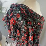 Veronica Beard "Ballard" One Shoulder Silk Floral Summer Mini Dress Photo 6