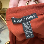 Eileen Fisher  Deep Pekoe Washable Crepe Wrap Front Jumpsuit Size XS Photo 6