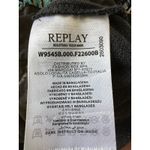 REPLAY Womens Short Sleeve Dress XS Tie Dye Cotton‎ Gray Distressed Photo 6