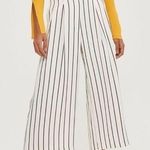 Topshop High Waist Wide Leg Crop Trousers. Size 6. Photo 0
