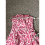 Lilly Pulitzer Lilly‎ Pulitzer Ferra Hotty Pink Light My Fire Ruffle Strapless Dress Size 2 Photo 6