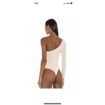 Show Me Your Mumu $92 Brinkley One Shoulder Bodysuit In Taupe Size XS Photo 1
