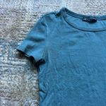 ZARA Blue  Basic Baby Tee Photo 3