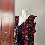 Sag Harbor  Vibrant Sleeveless Blouse Top XL Photo 1