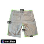 J.Crew Women's Chino Shorts Size 8 Classic Fit Cotton Blend Tan Zip Closure Tan Photo 3