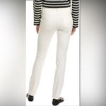 J. McLaughlin NEW Lexi 5 Pocket Full Length Jeans Egret White Size 14 Mid Rise Photo 1