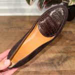 Tory Burch Women's Benton Apron Toe Loafers Flats Brown Shoes Size 8 Photo 4