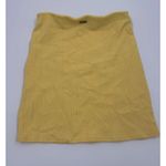 Maaji Yellow Textured Knit Mini Skirt Size S Photo 1